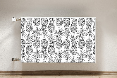 Decoratieve radiatormat Ananas