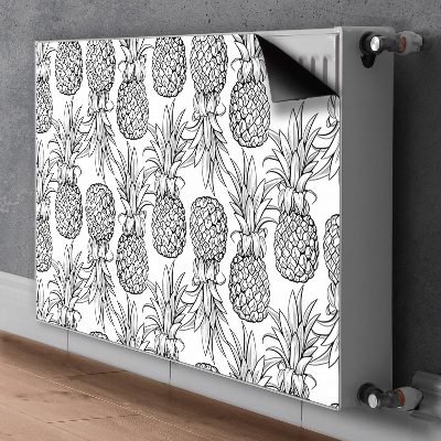 Decoratieve radiatormat Ananas