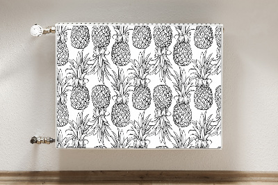 Decoratieve radiatormat Ananas