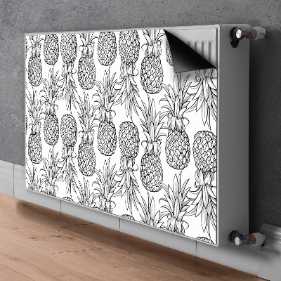 Decoratieve radiatormat Ananas