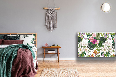 Decoratieve radiatormat Exotische bloemen