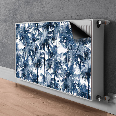 Magnetische radiatormat Tropische palmbomen