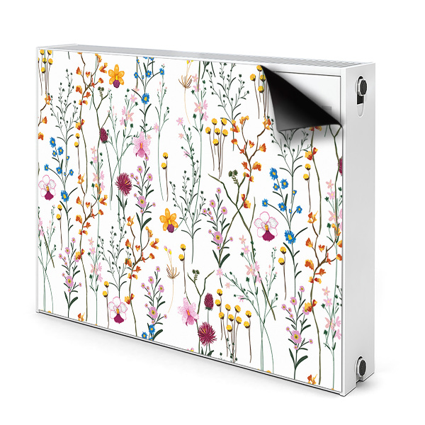 Magnetische mat voor de radiator Veldbloemen