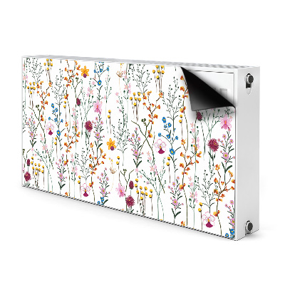 Magnetische mat voor de radiator Veldbloemen