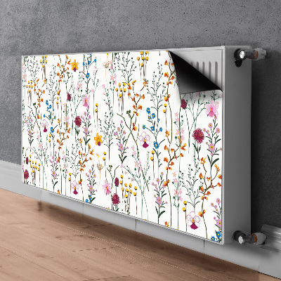 Magnetische mat voor de radiator Veldbloemen