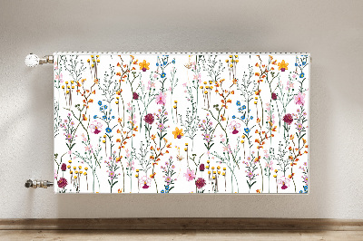 Magnetische mat voor de radiator Veldbloemen