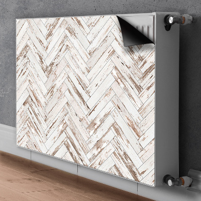 Decoratieve radiatormat Houten vloer