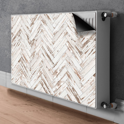 Decoratieve radiatormat Houten vloer
