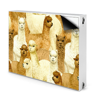 Decoratieve radiatormat Alpaca