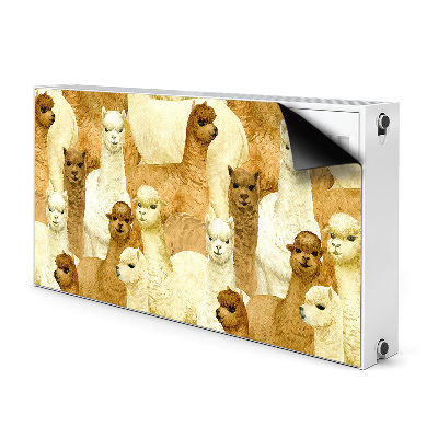 Decoratieve radiatormat Alpaca