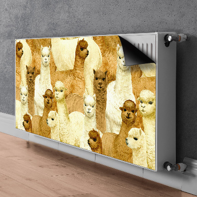 Decoratieve radiatormat Alpaca