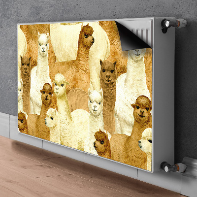 Decoratieve radiatormat Alpaca