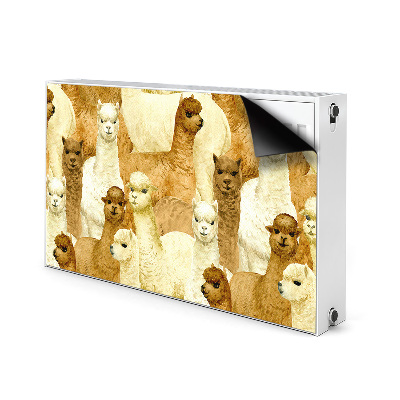 Decoratieve radiatormat Alpaca