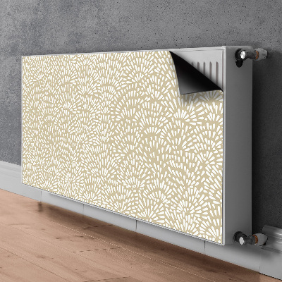 Decoratieve radiatormat Beige tranen boho