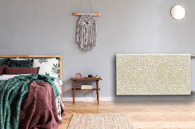 Decoratieve radiatormat Beige tranen boho