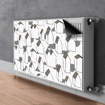 Magnetische mat voor de radiator Moderne huizen