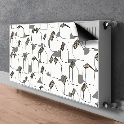 Magnetische mat voor de radiator Moderne huizen