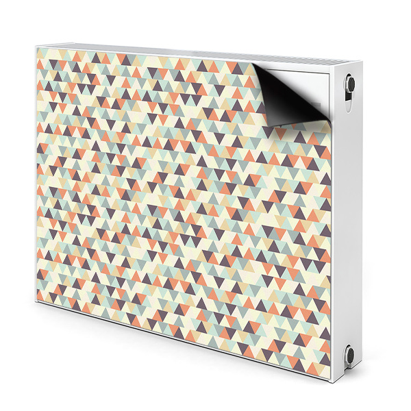 Magnetische mat voor de radiator Kleine driehoeken