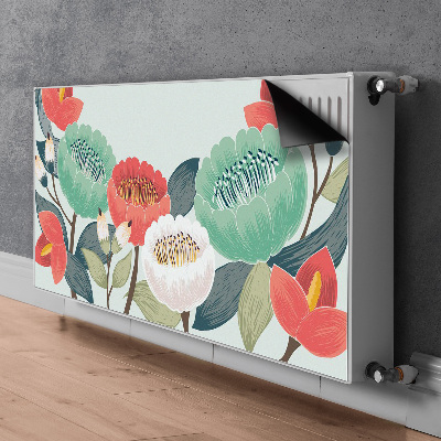 Decoratieve radiatormagneet Lente bloemen