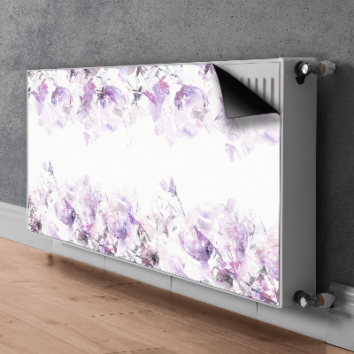Decoratieve radiatormat Bloemabstractie