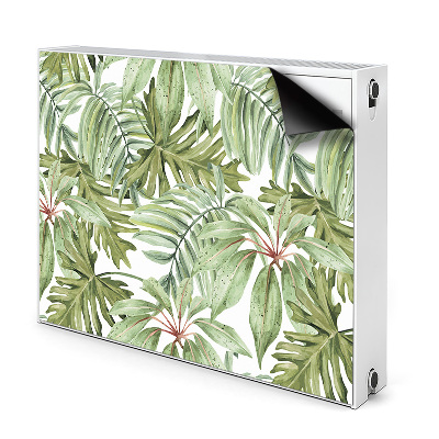 Magnetische radiatormat Tropische bladeren