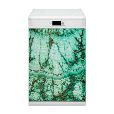 Decoratieve vaatwassermagneet Marmeren turquoise