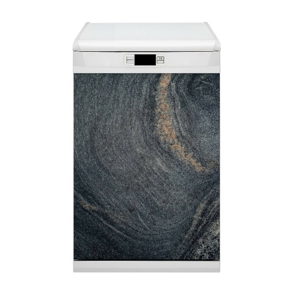 Magnetische Vaatwasser Panel Skin Cover Marmeren abstractie