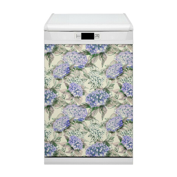 Vaatwasser Panel Cover Hortensia
