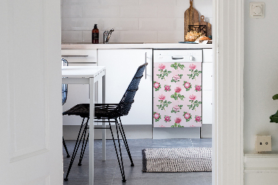 Magnetische Vaatwasser Deur Cover Rose met spikes