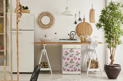 Magnetische Vaatwasser Deur Cover Rose met spikes