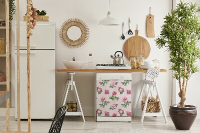 Magnetische Vaatwasser Deur Cover Rose met spikes