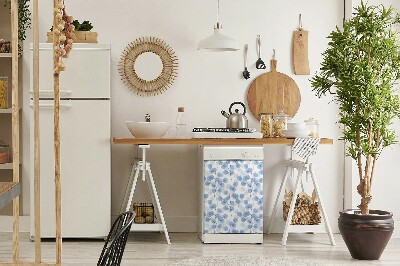 Magnetische Vaatwasser Panel Skin Cover Takken met bladeren