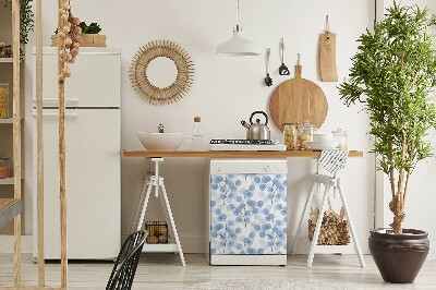 Magnetische Vaatwasser Panel Skin Cover Takken met bladeren