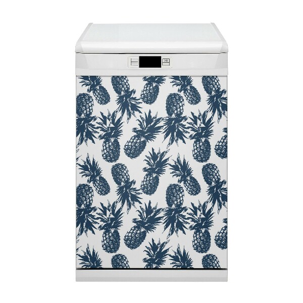 Decoratieve vaatwassermagneet Grijze ananas