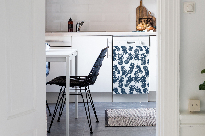 Decoratieve vaatwassermagneet Grijze ananas