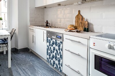 Decoratieve vaatwassermagneet Grijze ananas