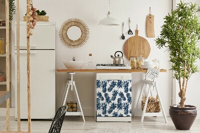 Decoratieve vaatwassermagneet Grijze ananas