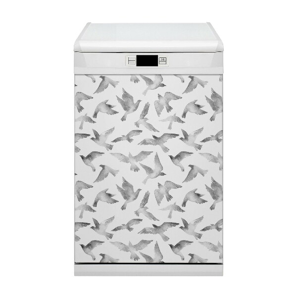 Magnetische Vaatwasser Deur Cover Vliegende vogel