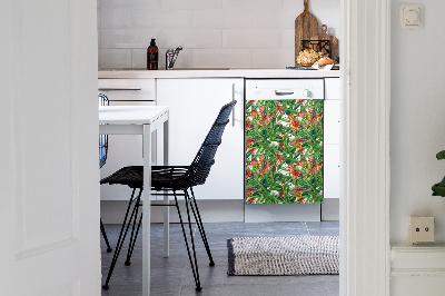 Vaatwasser magneet Bloemen