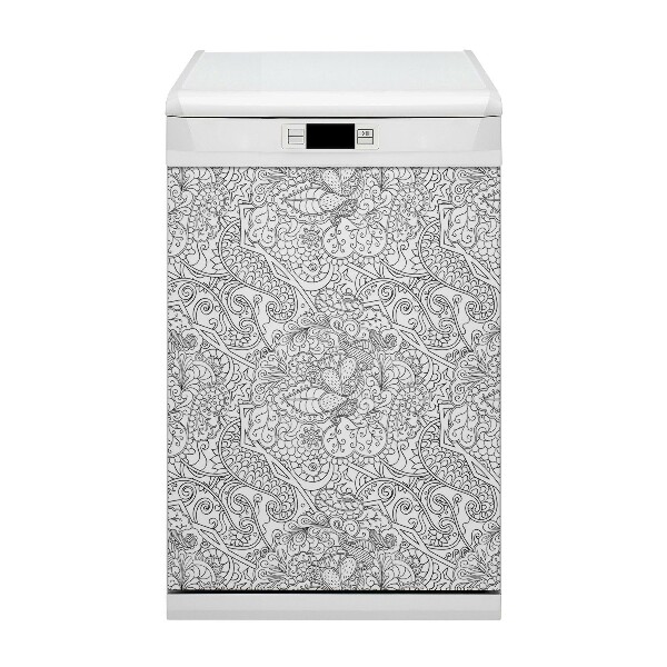 Vaatwasser Panel Cover Abstract patroon