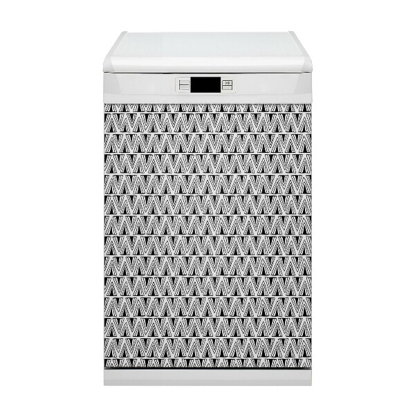 Vaatwasser Panel Cover Driehoeken patroon boho