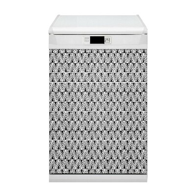 Vaatwasser Panel Cover Driehoeken patroon boho
