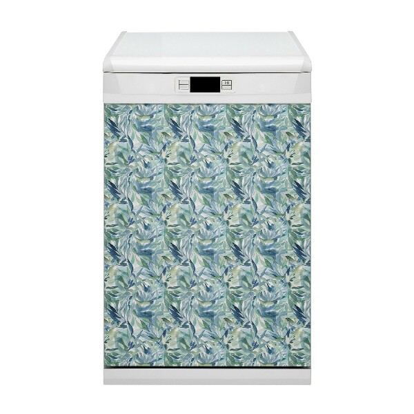 Vaatwasser magneet Pastel bladeren