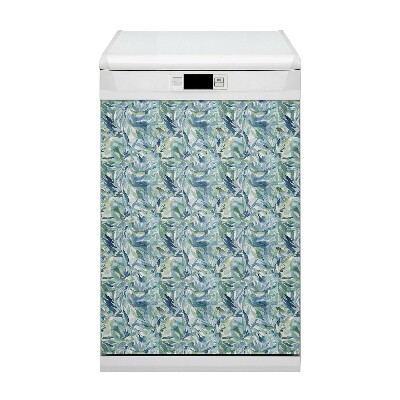 Vaatwasser magneet Pastel bladeren