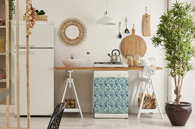 Vaatwasser magneet Pastel bladeren