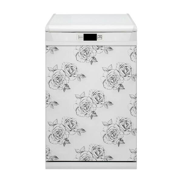Magnetische Vaatwasser Deur Cover Rozen