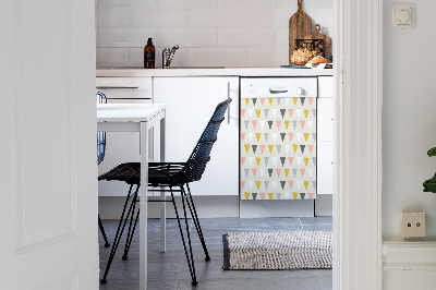 Decoratieve vaatwassermagneet Driehoekig patroon