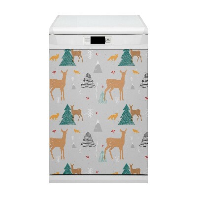 Magnetische Vaatwasser Deur Cover Bosdieren