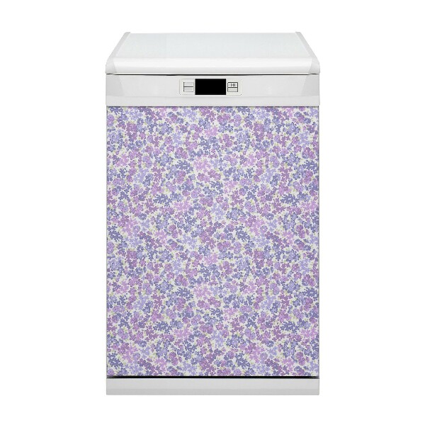 Magnetische Vaatwasser Deur Cover Field of Forget -me -Notes