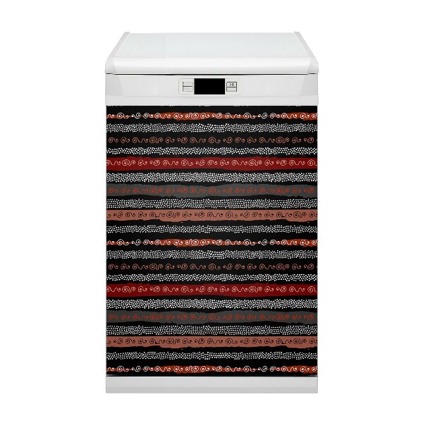 Magnetische Vaatwasser Deur Cover Tribale patroon
